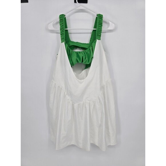 FP Movement Size Medium Womens Dress One Two Punch Green White Set NWOT - Picture 2 of 5